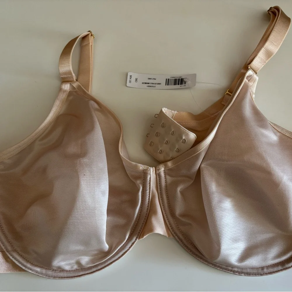 Soma sheer “Unbelievable Minimizer” Bra in Pale Sand - Picture 3 of 5